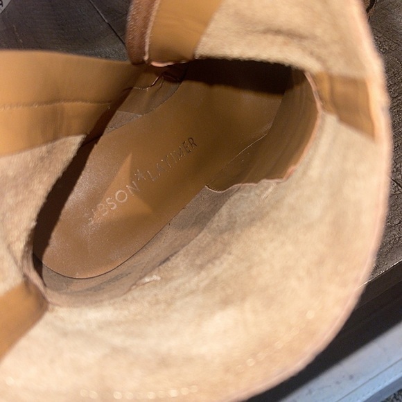 GIBSON LATIMER Lessonii Cow Leather Leopard Print Bootie 8 - Picture 8 of 11